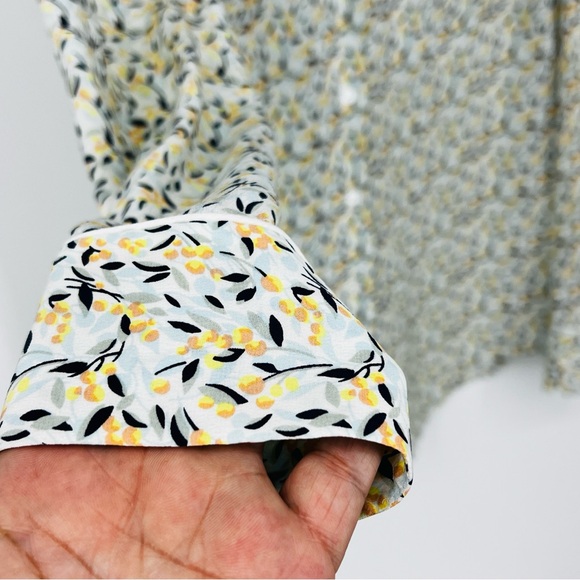 NWOT EQUIPMENT Femme Keira 100% Silk Long-Sleeve Button-Down Pajama Top - sz M - Picture 8 of 11